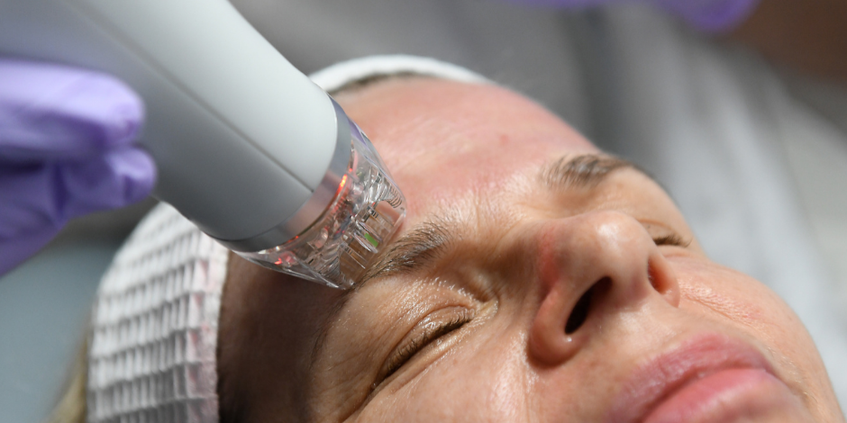 close up rf microneedling